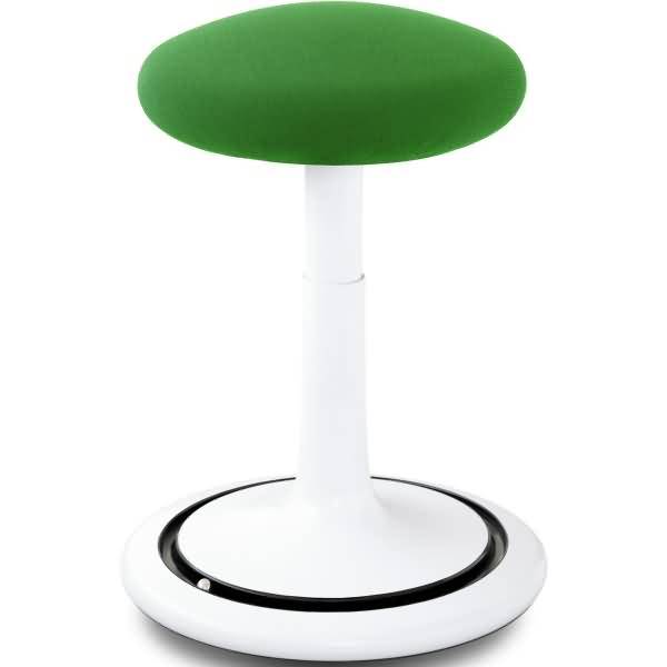 Sitz- und Stehhocker Classic regular 42-64cm Gestrick weiß/grün/schwarz