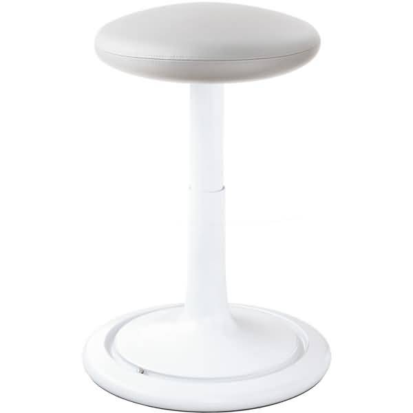 Sitz- und Stehhocker Classic regular 42-64cm skai Kunstleder weiß/weiß/weiß