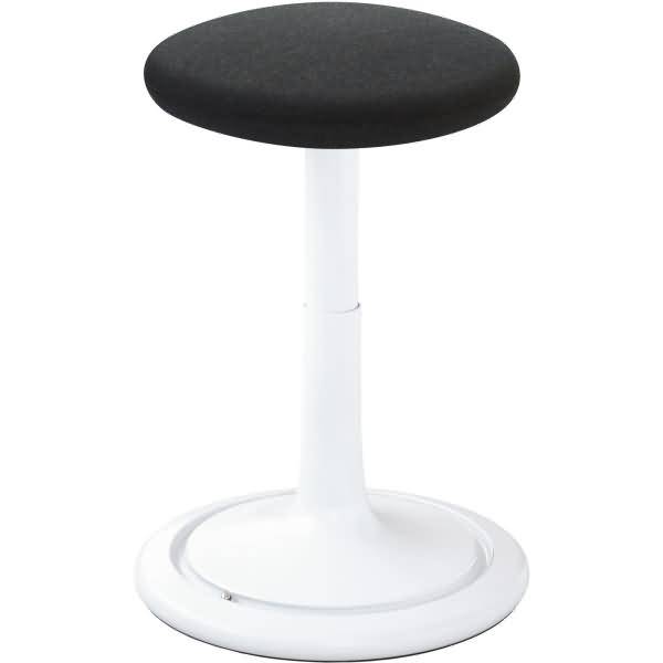 Sitz- und Stehhocker Classic regular 42-64cm Kvadrat remix weiß/anthrazit/weiß