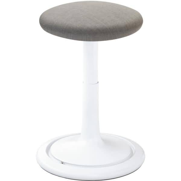 Sitz- und Stehhocker Classic regular 42-64cm Kvadrat remix weiß/hellgrau/weiß