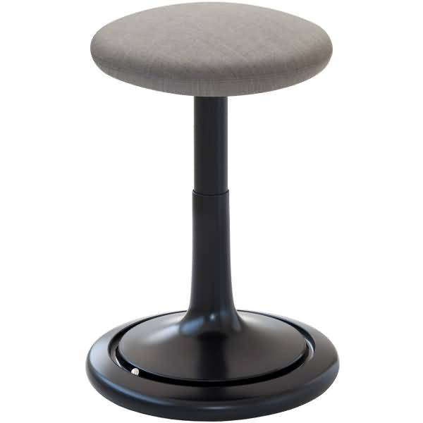 Sitz- und Stehhocker Classic tall 55-77cm Kvadrat remix schwarz/hellgrau/schwarz