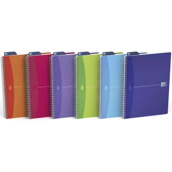 Spiralbuch Office My Colours A4 liniert 7 mm 90 Blatt 90 g/qm