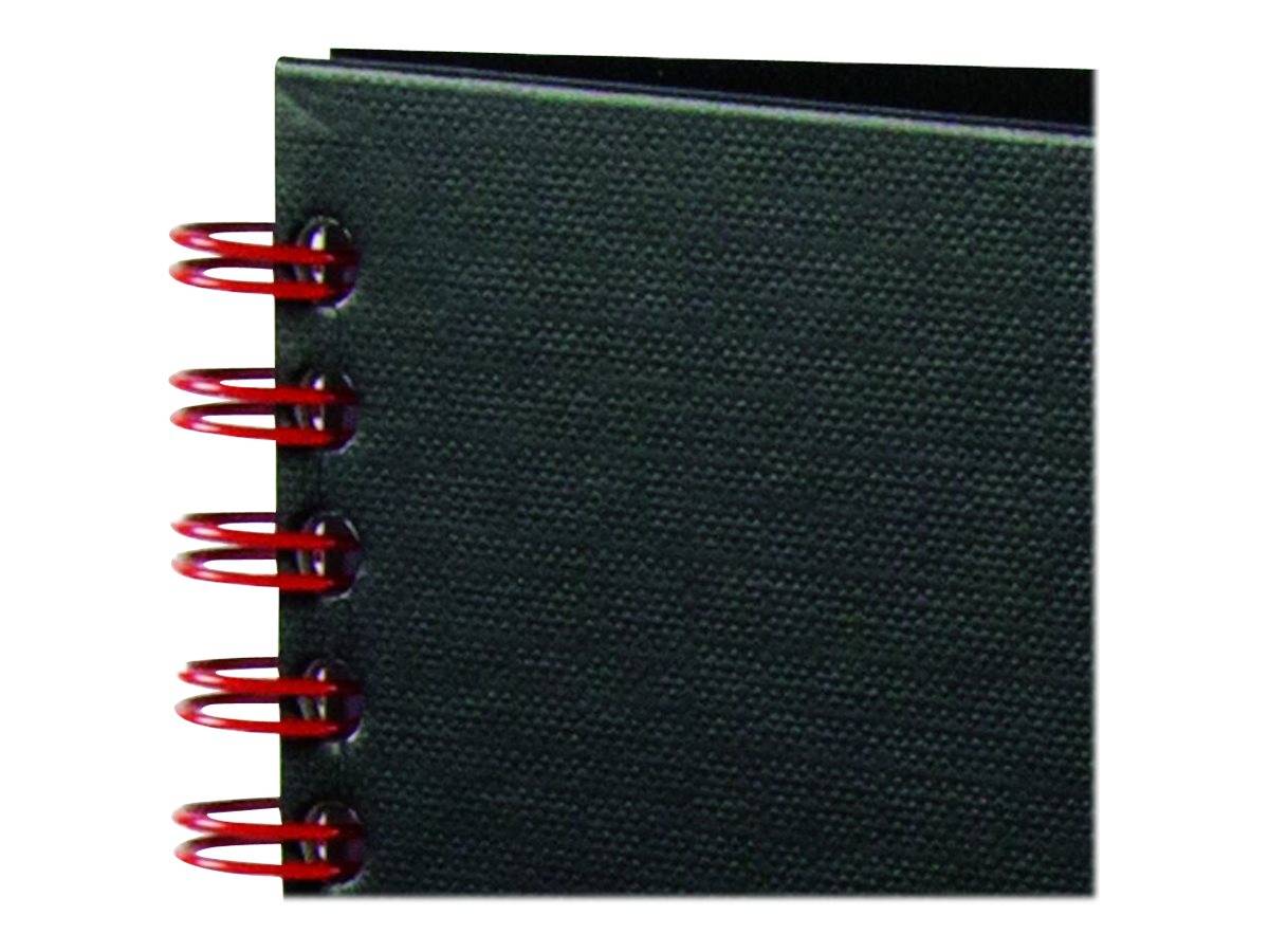 Oxford Black n' Red - Notizbuch - drahtkammgebunden