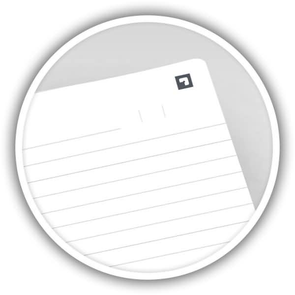 Spiralbuch Office Black 'n Red A5 liniert 8 mm 70 Blatt 90 g/qm