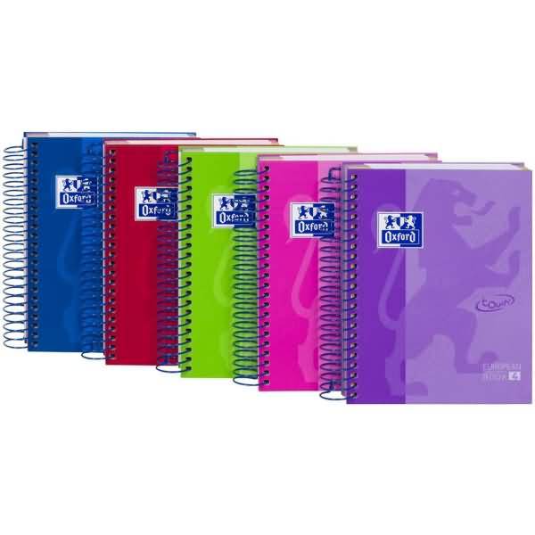 Schule European Book Touch A6 120 Blatt kariert 90g/qm Optik Paper