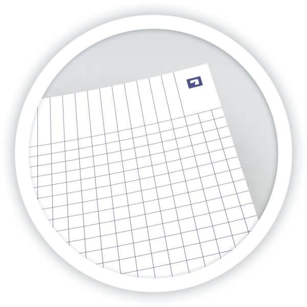 Spiralbuch ForMe Floral A5 60 Blatt kariert Designs sortiert