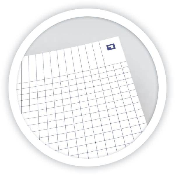 Spiralbuch ForMe Floral B5 60 Blatt kariert Designs sortiert