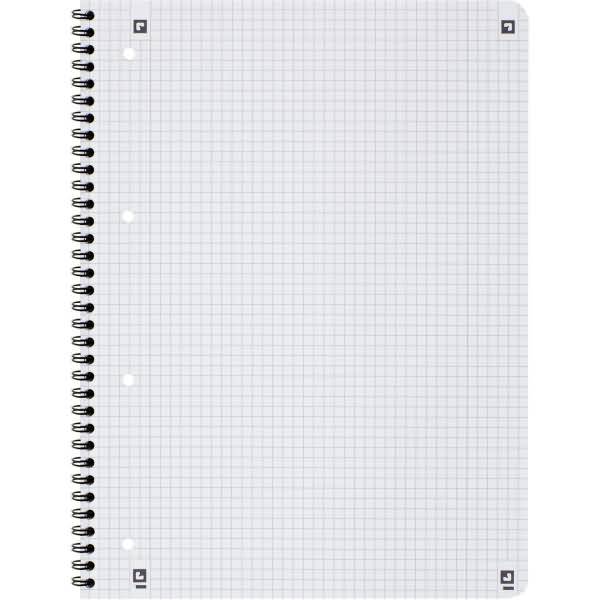 Collegeblock Touch A4+ kariert 80 Blatt Optik-Paper pink