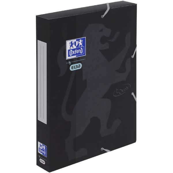 Sammelbox A4+ inkl. 3 Einschlagklappen schwarz