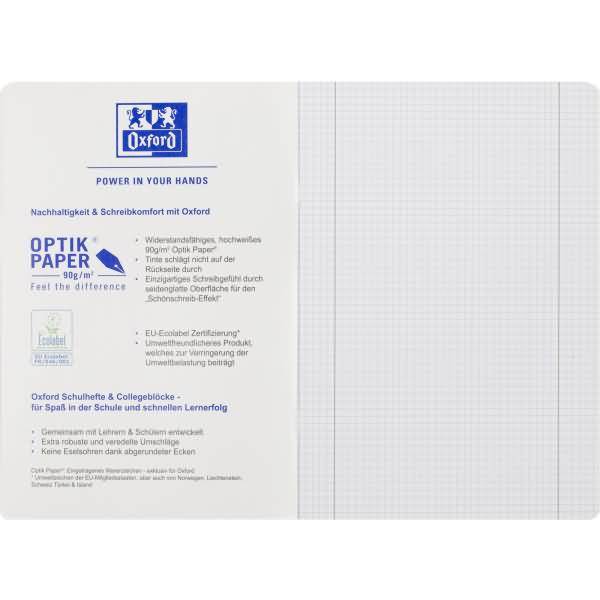 Schulheft Touch A4 Lineatur 28 16 Blatt 90g/qm Optik Paper rosa