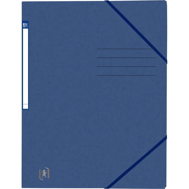 Oxford Eckspannermappe Top File+, DIN A4, dunkelblau