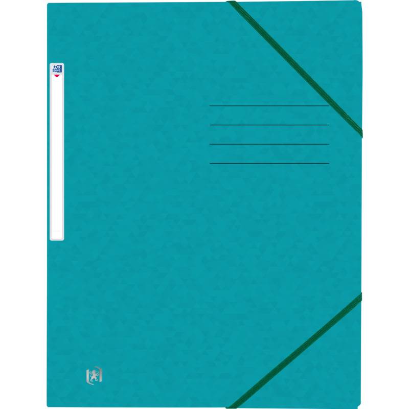 Oxford Eckspannermappe Top File+, DIN A4, aqua