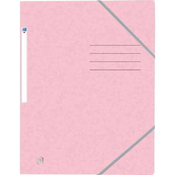 Eckspannmappe Top File+ A4 3 Klappen pastellrosa