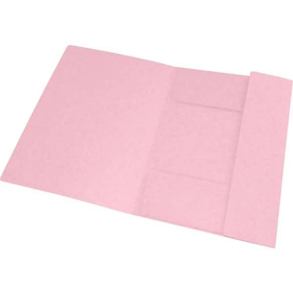 Eckspannmappe Top File+ A4 3 Klappen pastellrosa