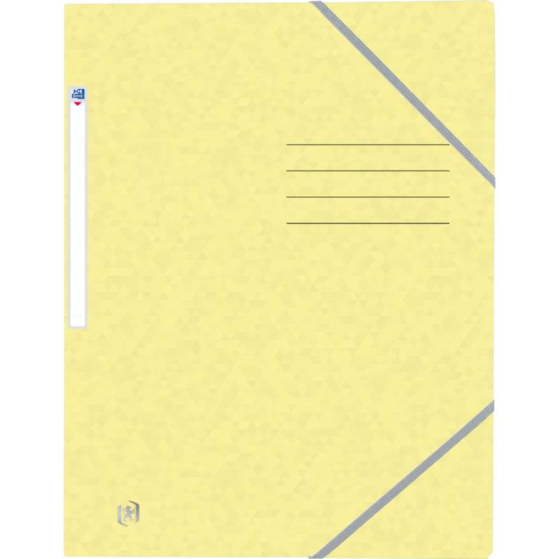 Oxford Eckspannermappe Top File+, DIN A4, pastell gelb