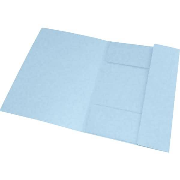 Eckspannmappe Top File+ A4 3 Klappen pastellblau