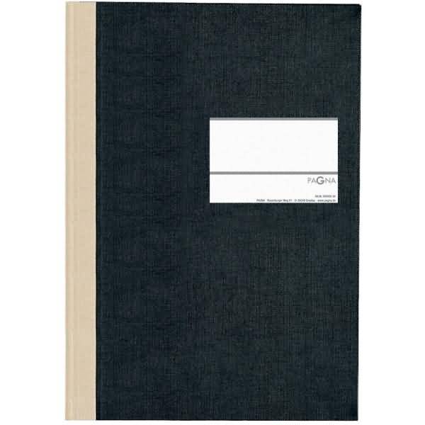 Geschäftsbuch Classica A4 kariert schwarz
