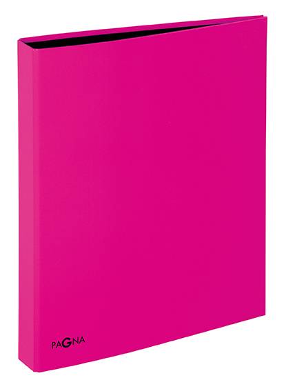 Pagna Ringbuch A4 Trend, A4, Pappe, Blau, Orange, Pink, Violett, Gelb, 260 mm, 35 mm, 320 mm