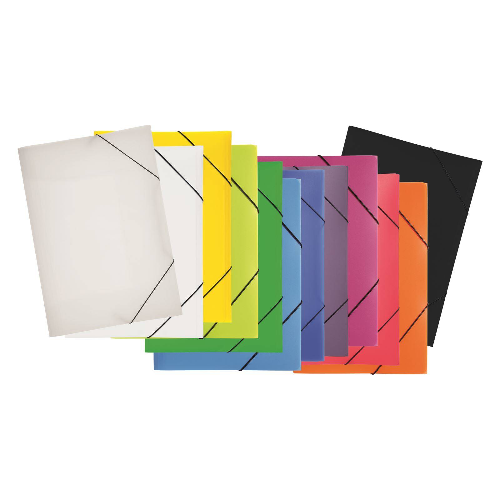 Pagna 21638-01, A3, Polypropylen (PP), Schwarz, Gummiband, 5 Stück(e)