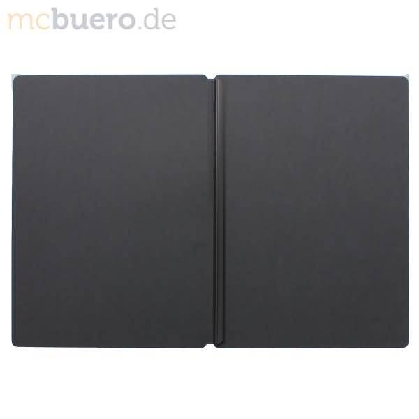 Präsentationsmappe Star 2-teilig schwarz