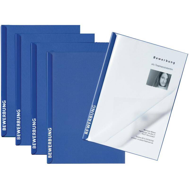 PAGNA Bewerbungs-Set "Score", DIN A4, blau