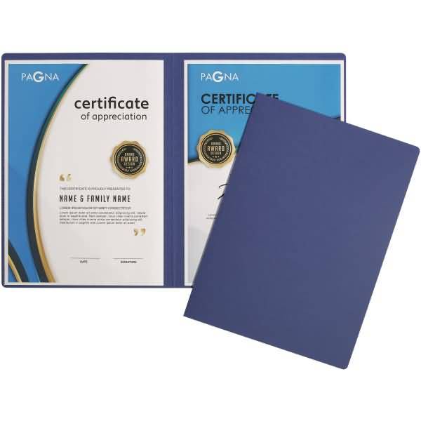 Präsentationsmappe Perfect 2-teilig blau