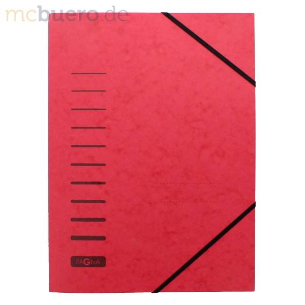 Eckspannmappe A4 rot