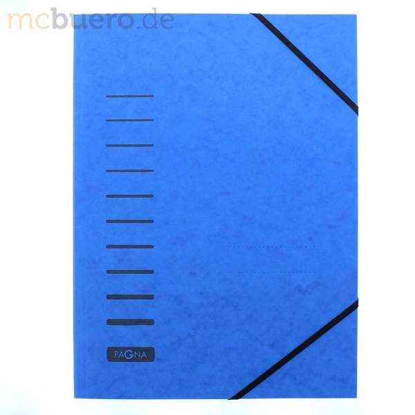 Eckspannmappe A4 blau