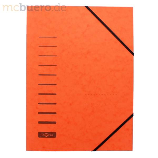 Eckspannmappe A4 orange