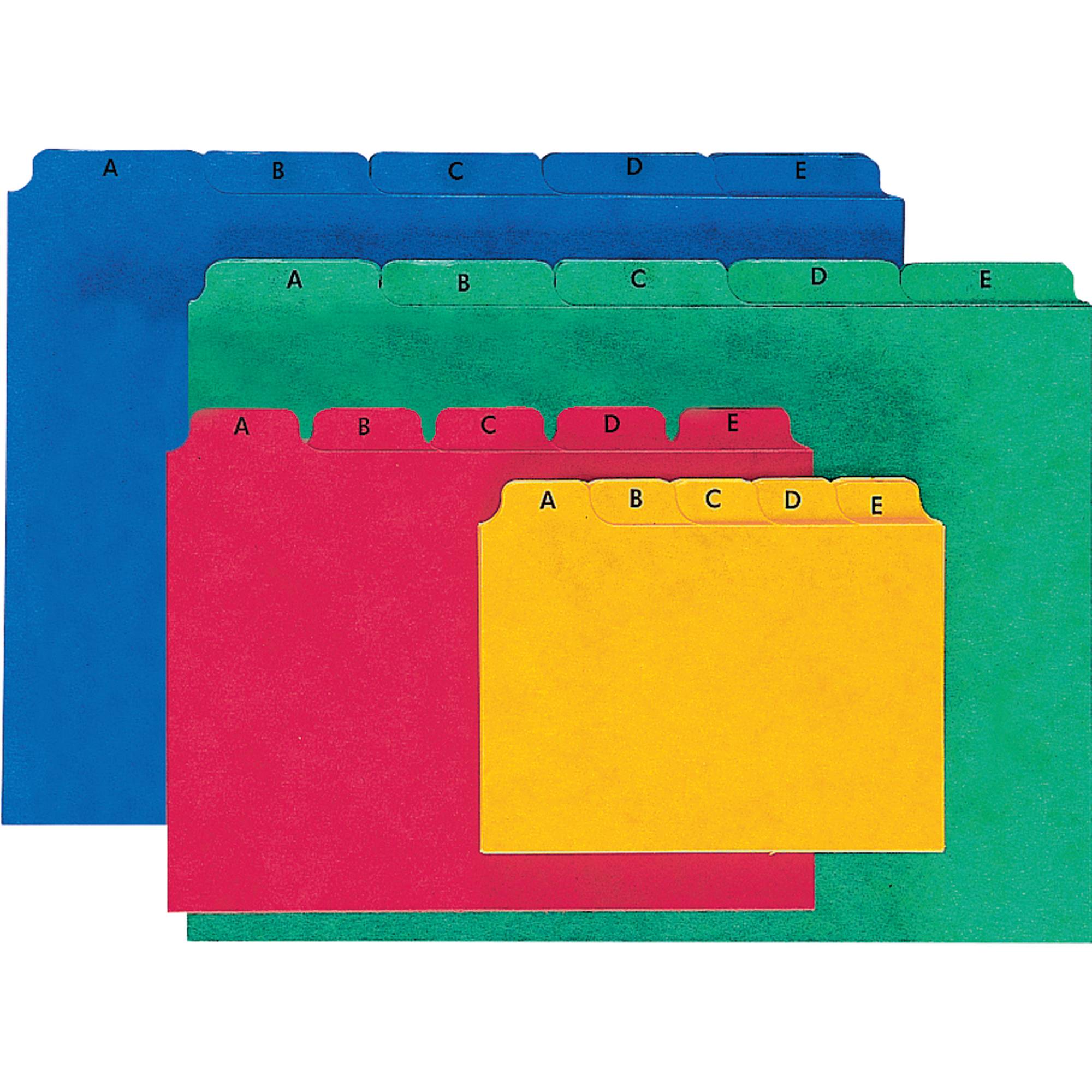 Leitregister A5 A-Z Pressspan blau