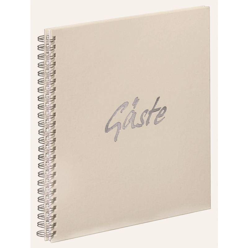 PAGNA Gäste-Spiralbuch "Gäste", weiß, 40 Seiten