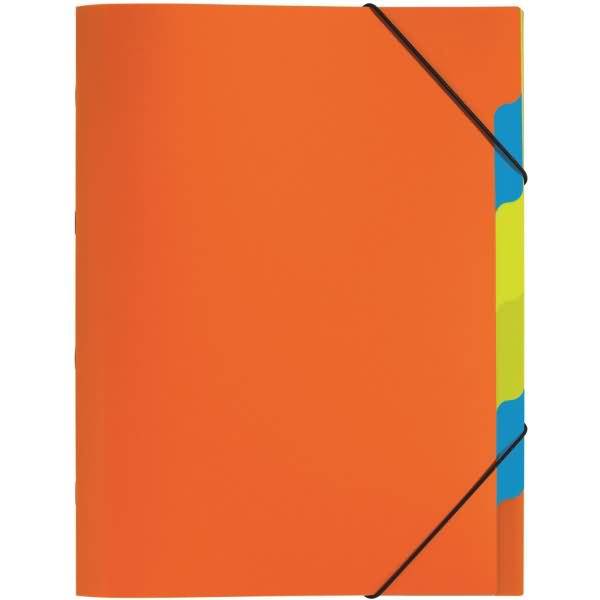 PAGNA Ordnungsmappe Funky School 41803-09 A4 5Fächer PP orange