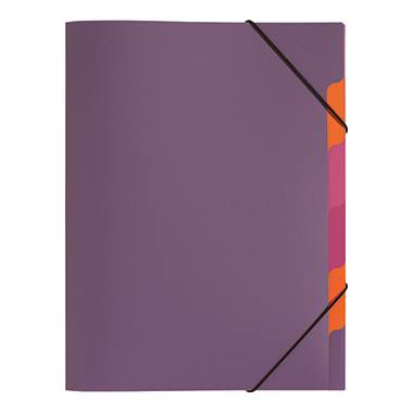 PAGNA Ordnungsmappe Funky School 41803-12 A4 5Fächer PP lila