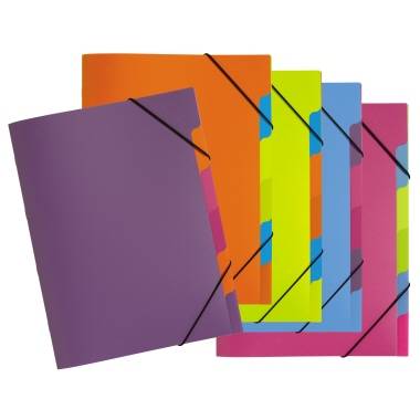 PAGNA Ordnungsmappe Funky School 41803-12 A4 5Fächer PP lila