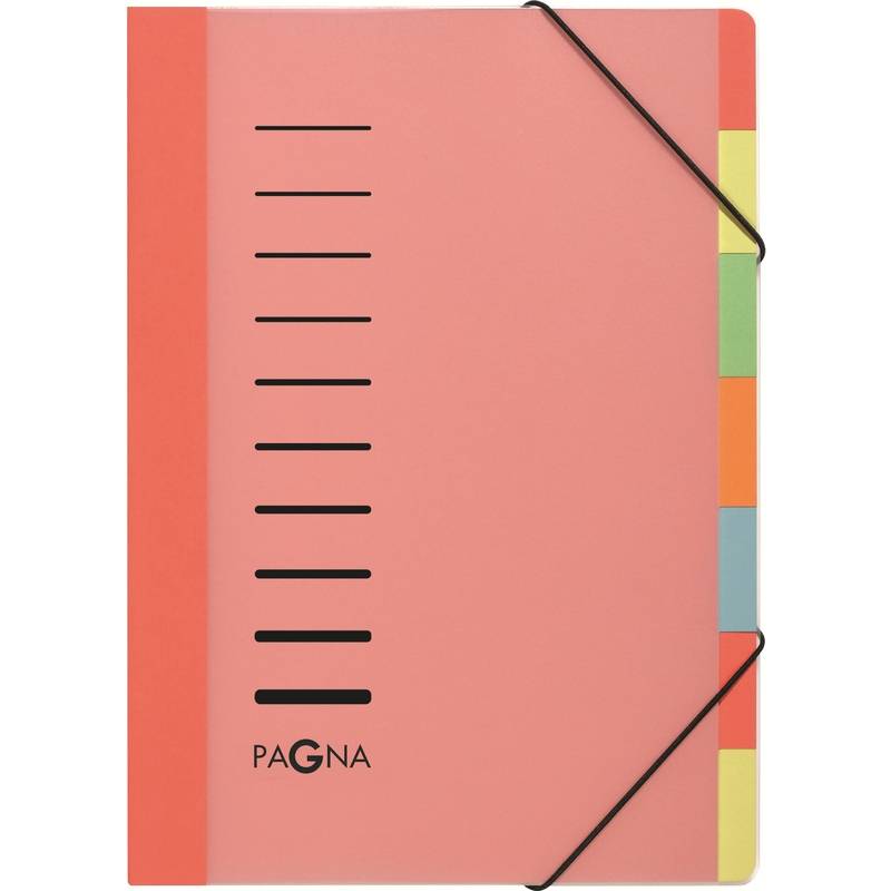 PAGNA Ordnungsmappe DESKORGANIZER Lucy Colors, rot