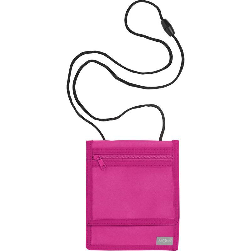 PAGNA Brustbeutel XL, aus Nylon, dunkelrosa