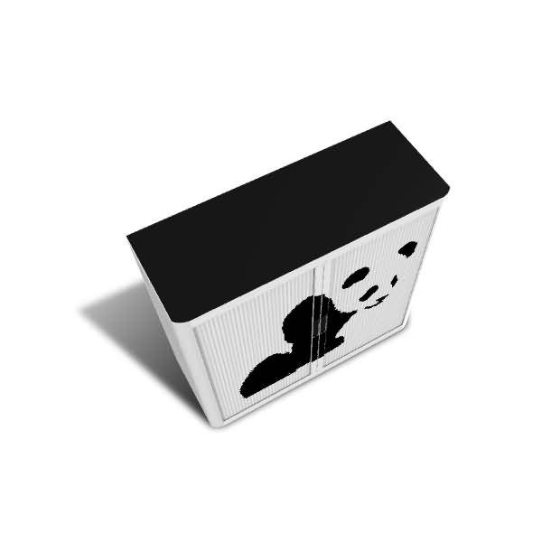 Rollladenschrank easyoffice BxTxH 86x37,5x104cm Panda