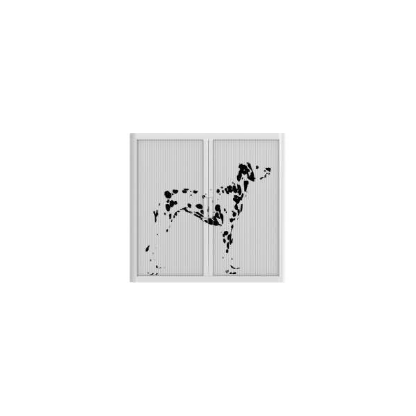 Rollladenschrank easyoffice BxTxH 86x37,5x104cm Dalmatiner