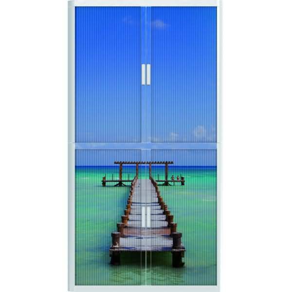 Rollladenschrank easyoffice BxTxH 86x37,5x204cm Urlaub