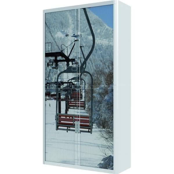 Rollladenschrank easyoffice BxTxH 86x37,5x204cm Lift