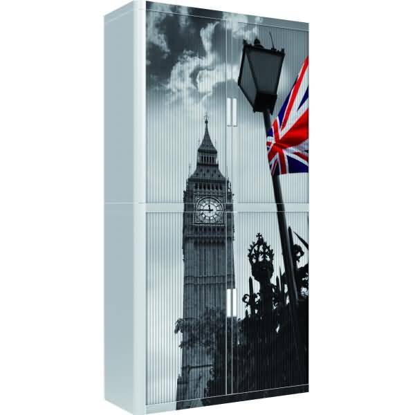 Rollladenschrank easyoffice BxTxH 86x37,5x204cm London