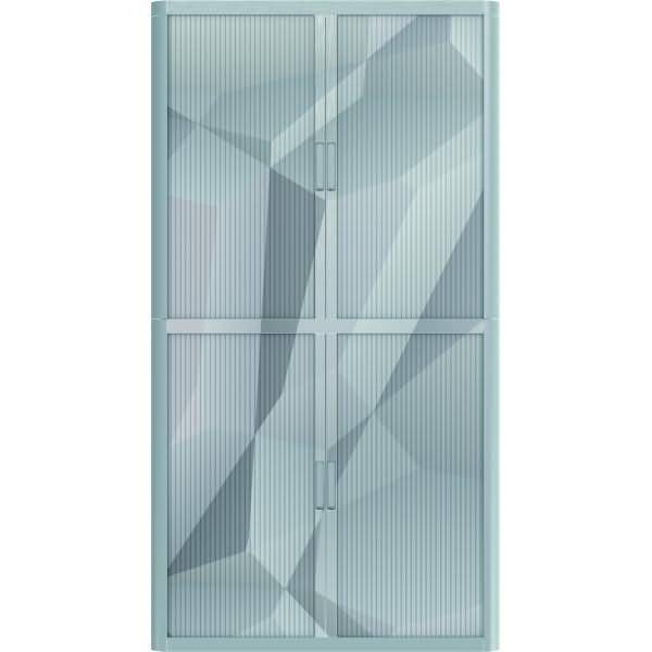 Rollladenschrank easyoffice BxTxH 86x37,5x104cm Motiv Grafik grau 1
