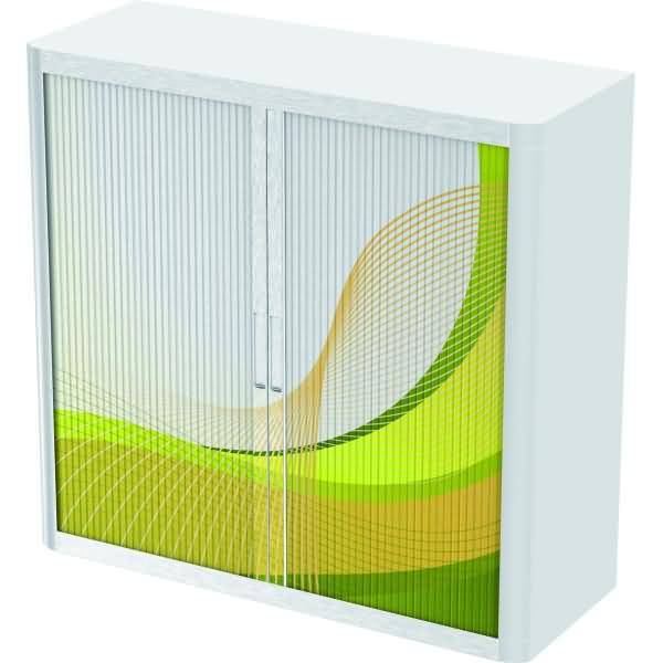 Rollladenschrank easyoffice BxTxH 86x37,5x104cm Motiv Grafik 9