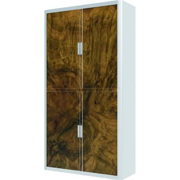 Rollladenschrank easyoffice BxTxH 86x37,5x204cm Strukturen Holz 4