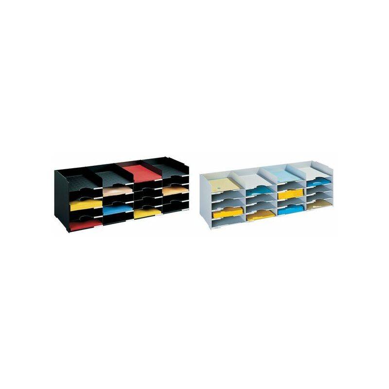 PAPERFLOW Sortierstation Formularbox, 20 Fächer, schwarz
