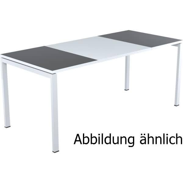 SchreibtischHxBxT 75x140x80cm grau/anthrazit
