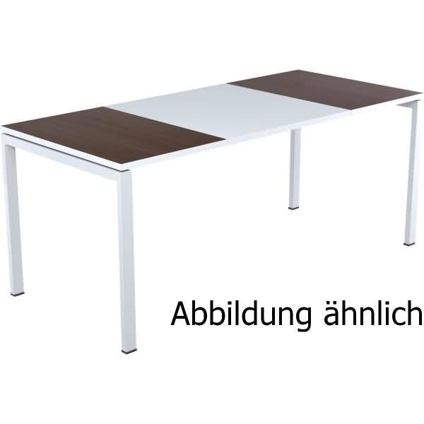 Schreibtisch HxBxT 75x140x80cm grau/wenge