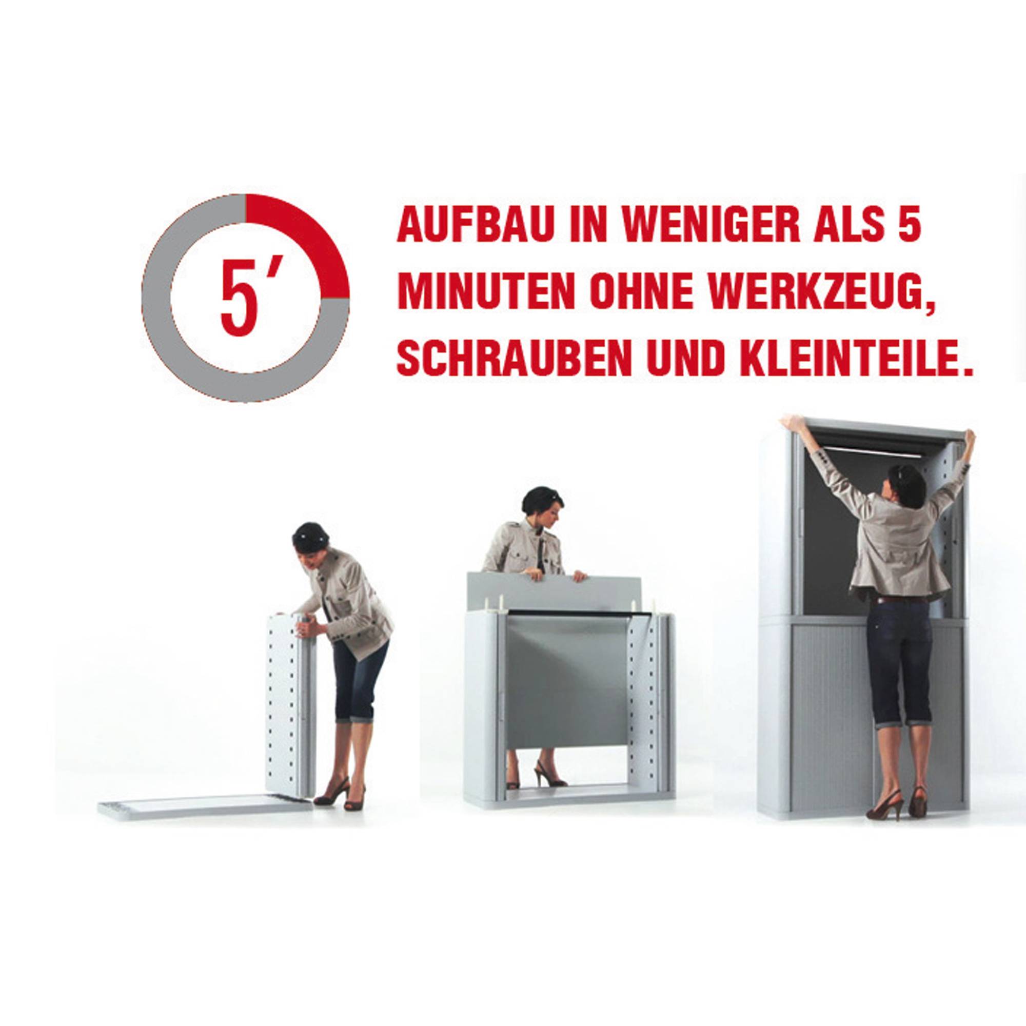 Paperflow Rolladenschrank easy Office E2CT0006500061 2m weiß