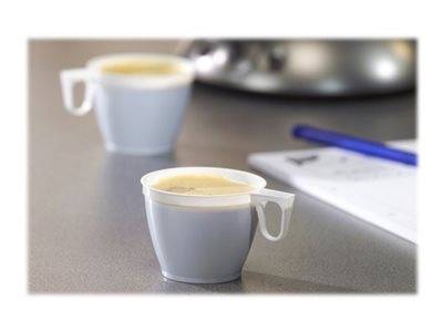 PAPSTAR Tasse - Grösse 7.8 cm - Höhe 6 cm - 0.18 L - Einweg - weiß (Packung mit 60)