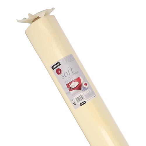 Tischdecke, stoffähnlich, Vlies "soft selection" 25 m x 1,18 m creme. Material: Vliesstoff. Farbe: creme
